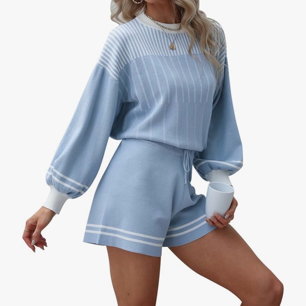 New knit set sz medium super soft and cute